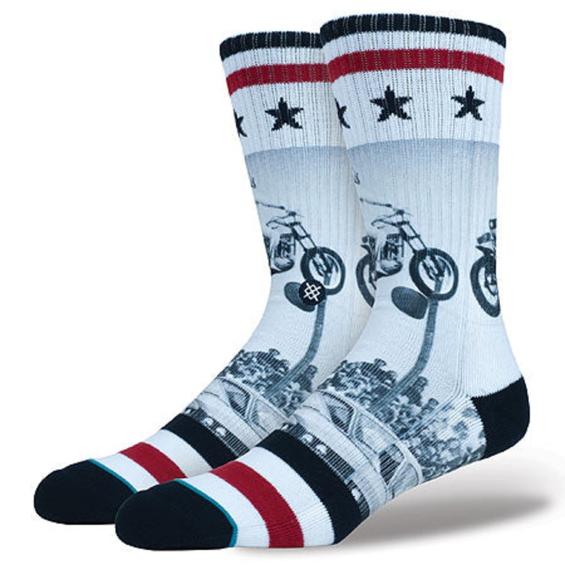 Stance Dare Devil Socks White Large