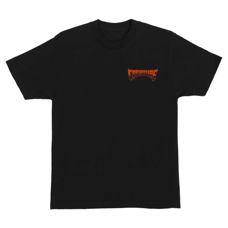 44156270 Fortune Logo Heavyweight Tee Black Mens Creature MD