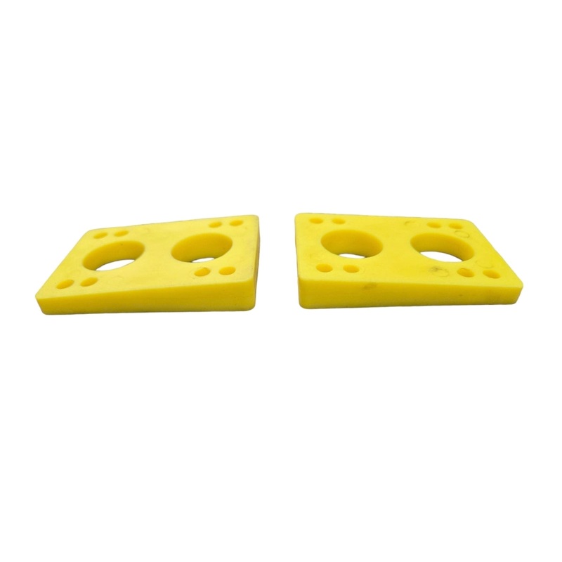 Angled Wedge Risers  Riser Pads  – 1/4″ to 1/2″ YELLOW