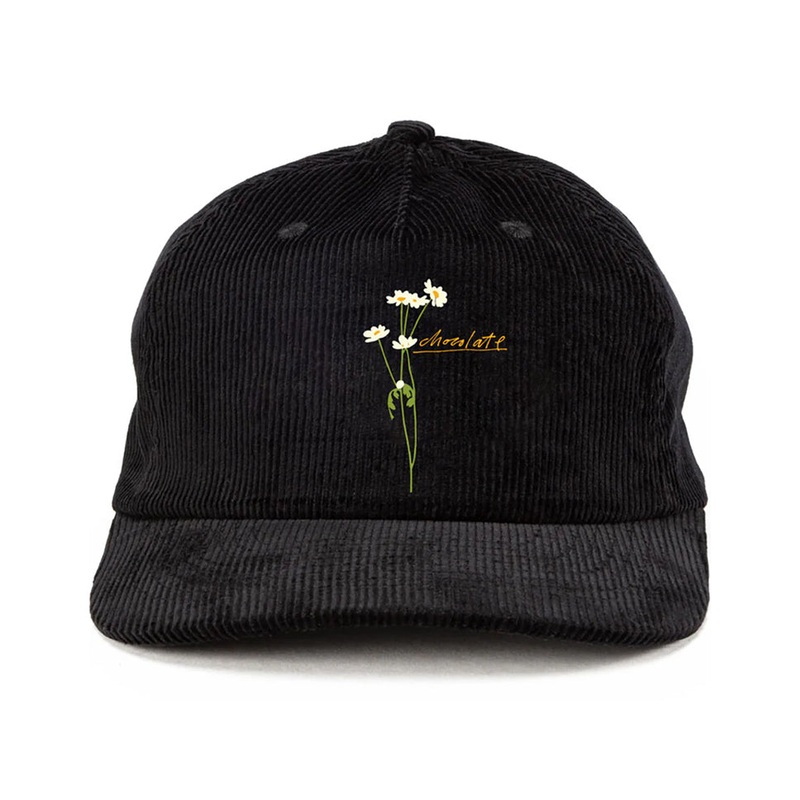 Chocolate Stems Cord Snap-Back Hat Black One Size Fits All