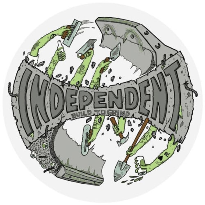 Independent Trucks “Build to Grind” Sticker