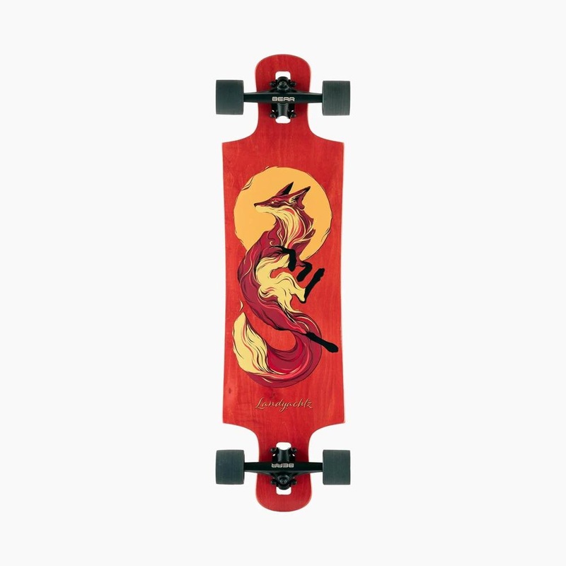 Landyachtz Drop Hammer Sun Fox 36.5″Drop Through Longboard