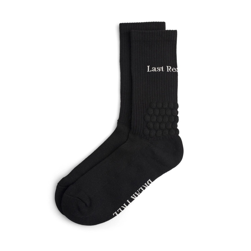 Last Resort Right Angle Bubble Socks (Black) US 7-9 (Unisex/Mens)