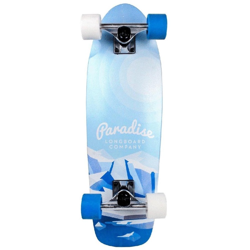 Paradise Glacier Blue 26″ Cruiser Longboard Complete