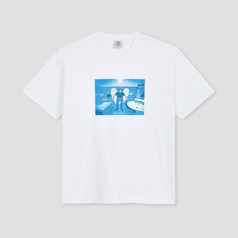 Polar Skate Co Angel Man T-Shirt White X-Small