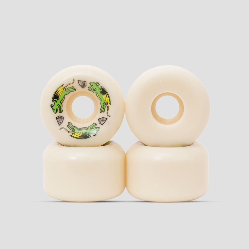 Powell Peralta Dragon Formula 56mm 36mm 93A Nano Rats V6 Skateboard Wheels Natural