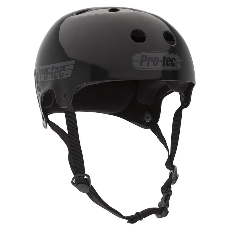 Pro-Tec Lasek Black Longboard Skateboard Helmet S