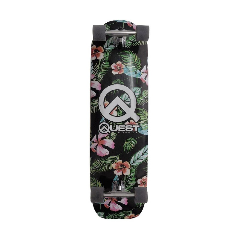 Quest Island Beach Vibes 37″ Cruiser Longboard Complete