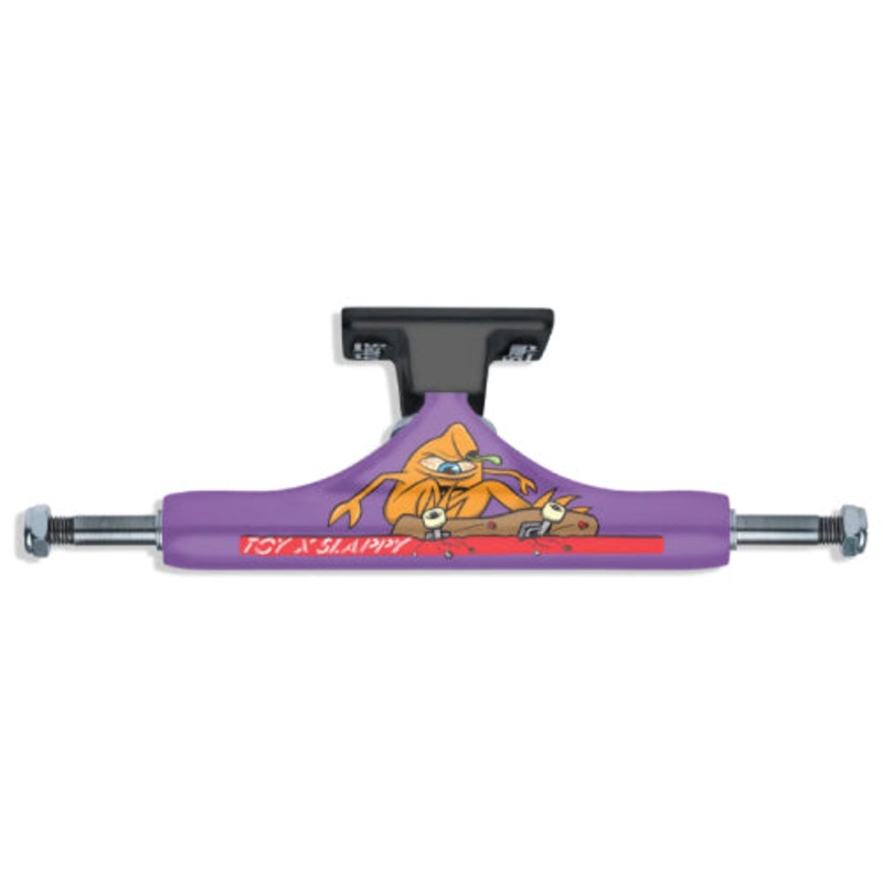 Slappy X Toy Machine ST1 Hollow Purple/Black Trucks (Set of 2) 8.0″