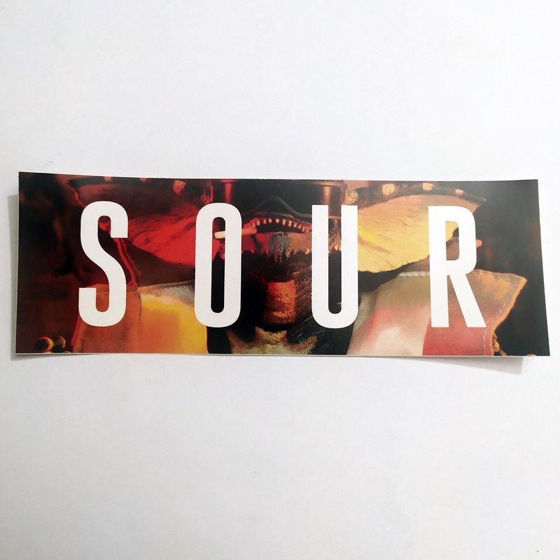Sour Solution Skateboards Skateboard Sticker – 14.5cm across approx