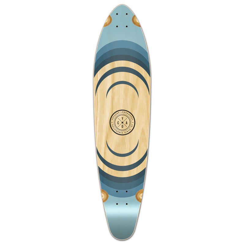 Yocaher Ripple 40″ Kicktail Longboard Deck  – Earth Series