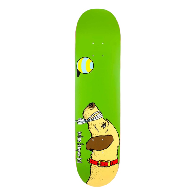 101 Natas Kaupus Dog SP Re-Issue Skateboard Deck Green 7.88 7.88