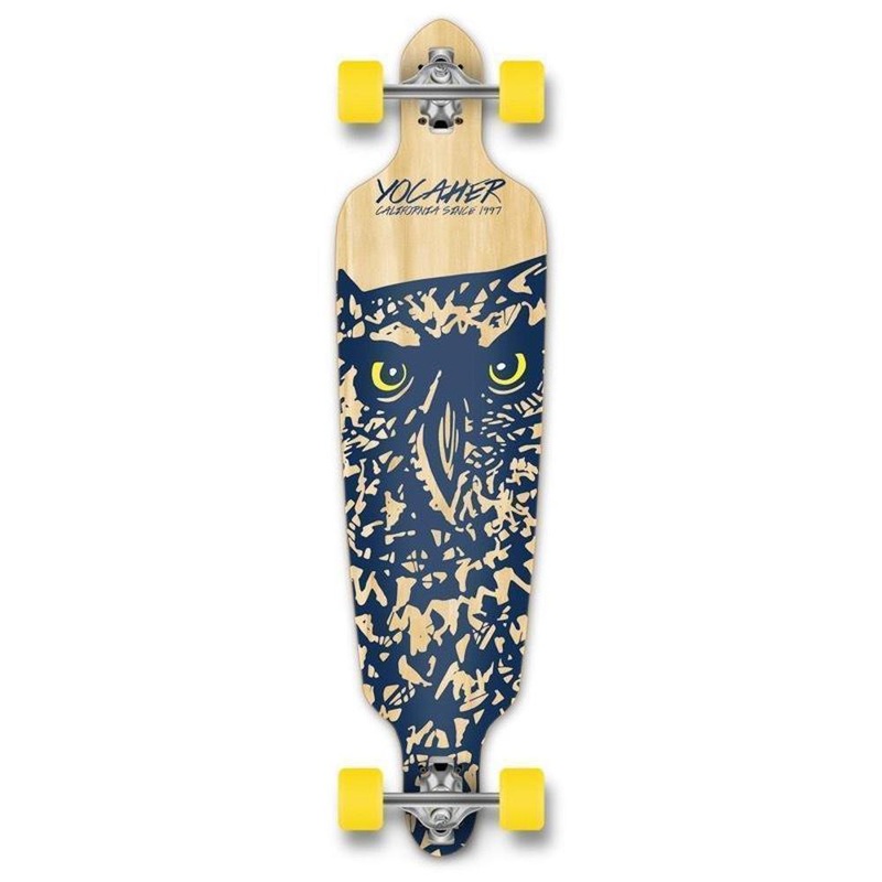Drop Through Longboard Owl 41″ Graphic from Punked Complete