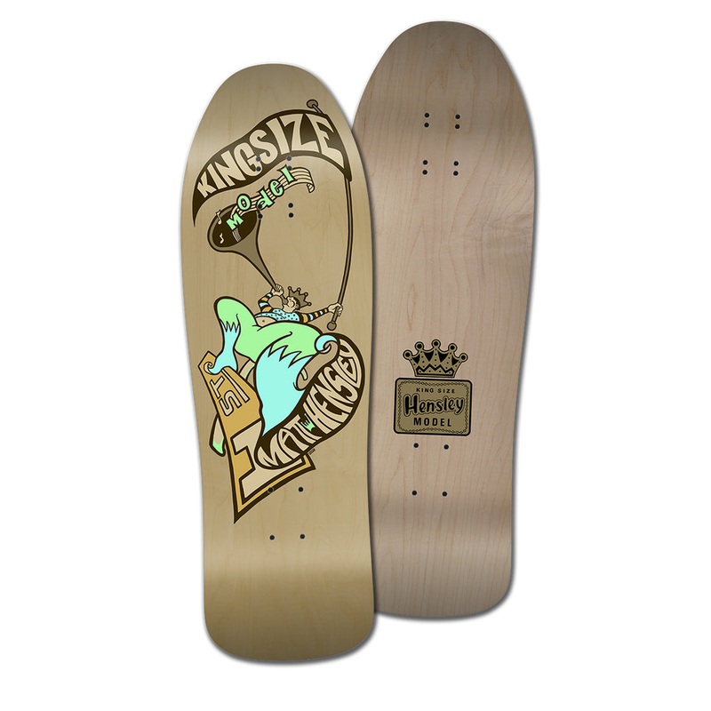 H-STREET HENSLEY KING SIZE HORNBLOWER F SERIES 10″ SKATEBOARD DECK Transparent Brown Flood-Dark Brown/Pastel Inks