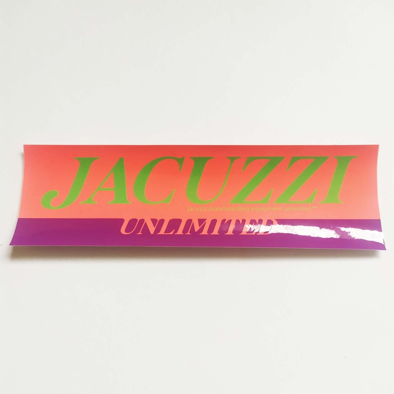 Jacuzzi Unlimited Skateboard Sticker