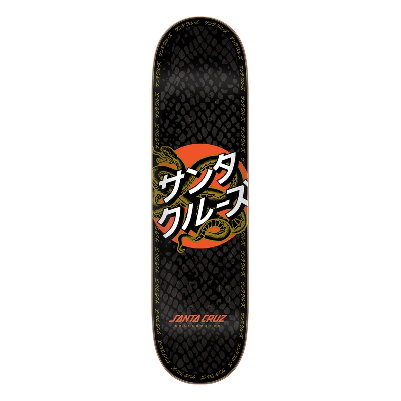 Japanese Snake Dot 7 Ply Birch Skateboard Deck 8.25in x 31.8in Santa Cruz