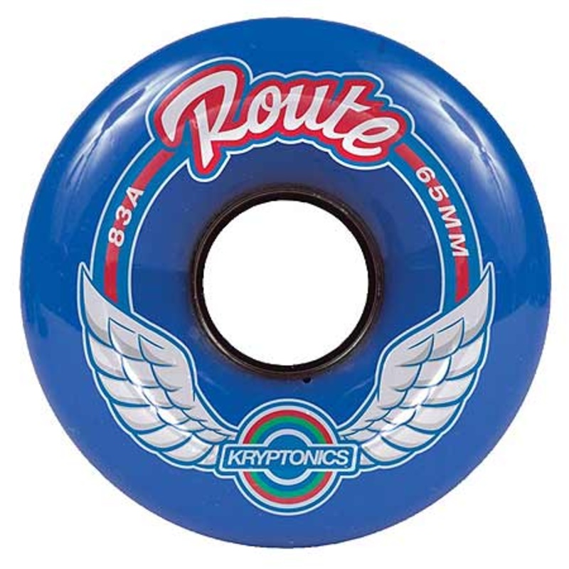 Kryptonics Route 83a Wheels Blue 65mm
