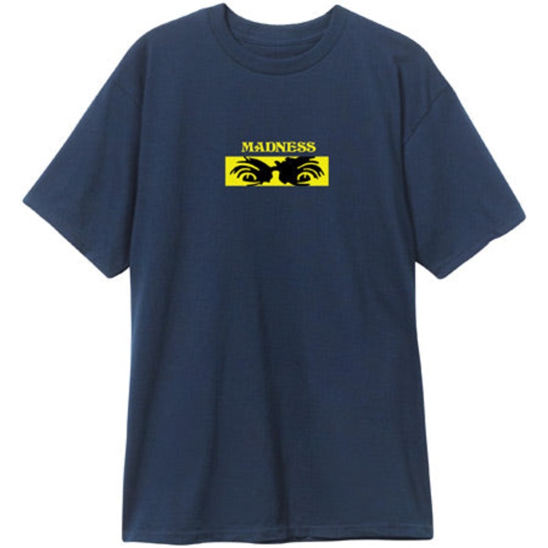Madness Bar Box T Shirt Midnight Navy Large
