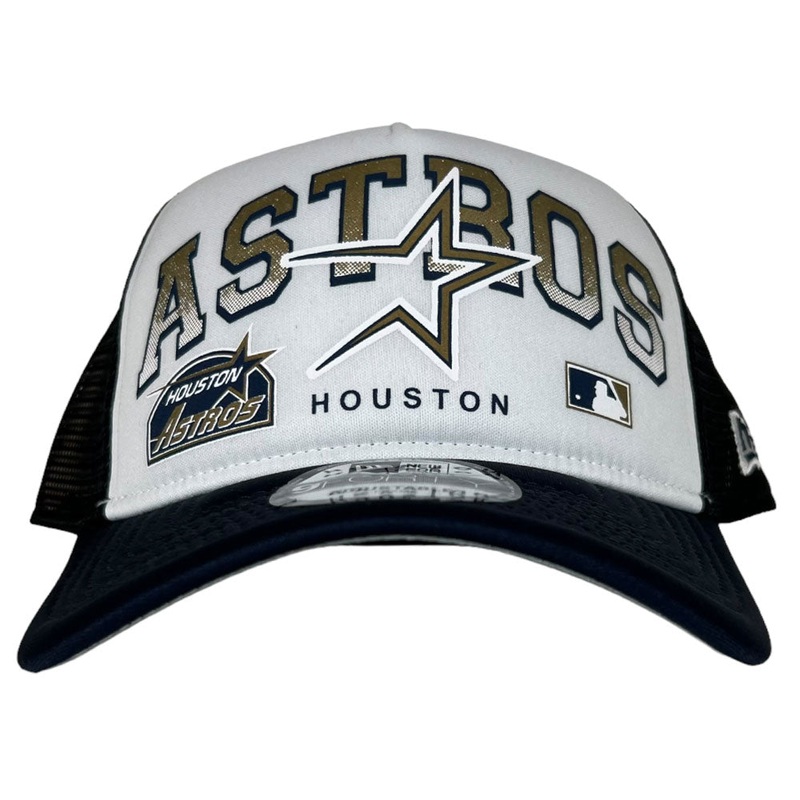Retro Wordmark 940 Adjustable Houston Astros Trucker New Era Hat