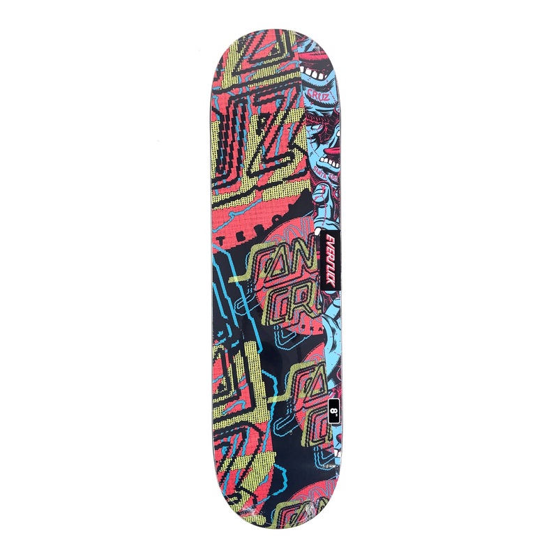 Santa Cruz – 8″ Deck – Everslick Deck No Pattern Dot – Multi