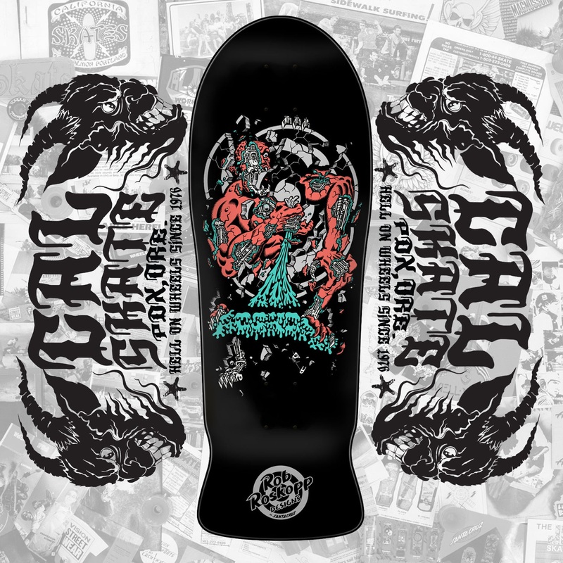 Santa Cruz Skateboards “Rob Roskopp – Target 4″ 10.21” Deck