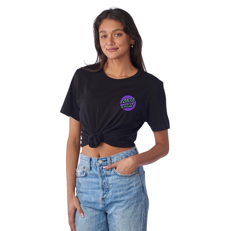 Santa Cruz x Thrasher Diamond Dot S/S Boyfriend T-Shirt X-Small Black