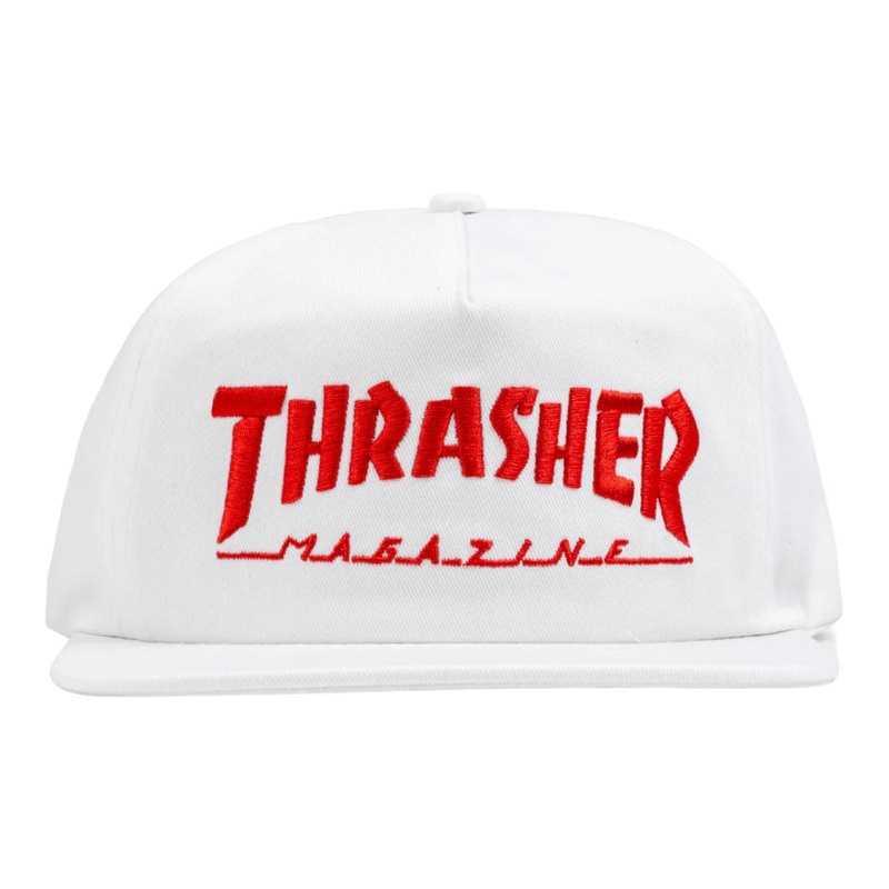 Thrasher Mag Snapback White OS