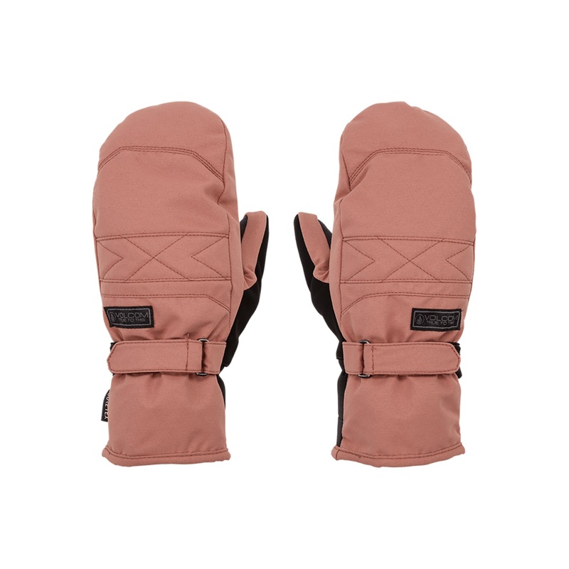 Volcom Peep Gore-Tex Mitt Earth Pink MD