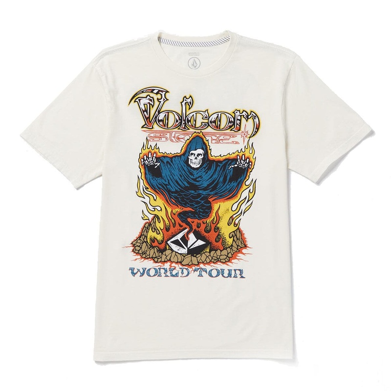 Volcom Stone Ghost Tee Off White M