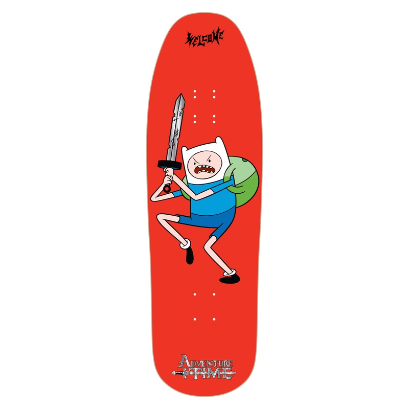 Welcome x Adventure Time Finn On Gaia 9.6″ Skateboard Deck