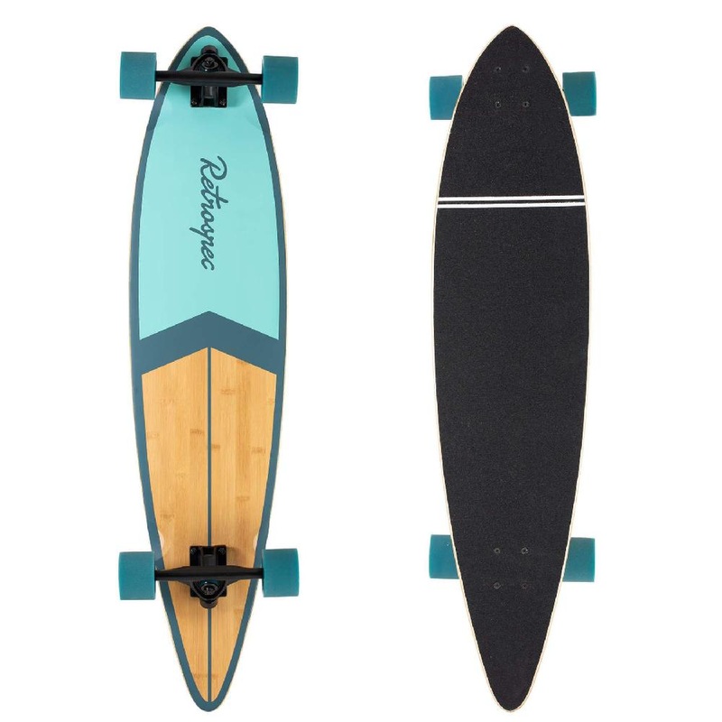Zed Bondi Blue 41″ Bamboo Pintail Longboard Complete