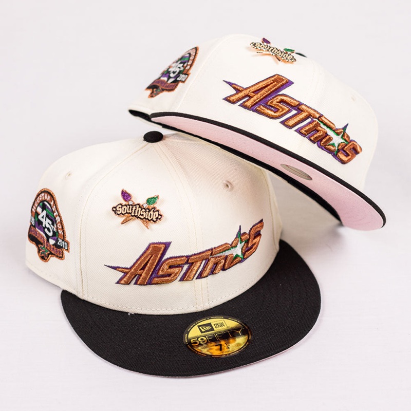 Creator Pack Bronze Purple Green Houston Astros New Era Hat 5950 Fitted 7