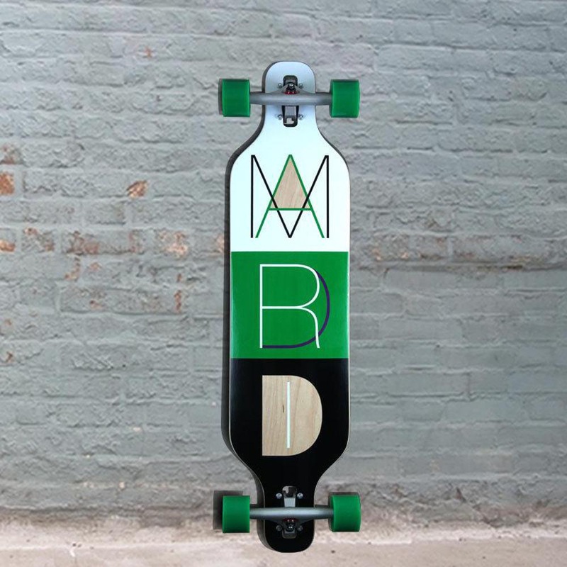 Cutout 2 Trance Madrid drop through 39″ longboard 2016