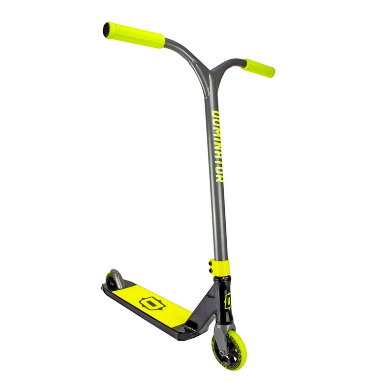 Dominator Airborne Complete Scooter – Black / Neon Yellow