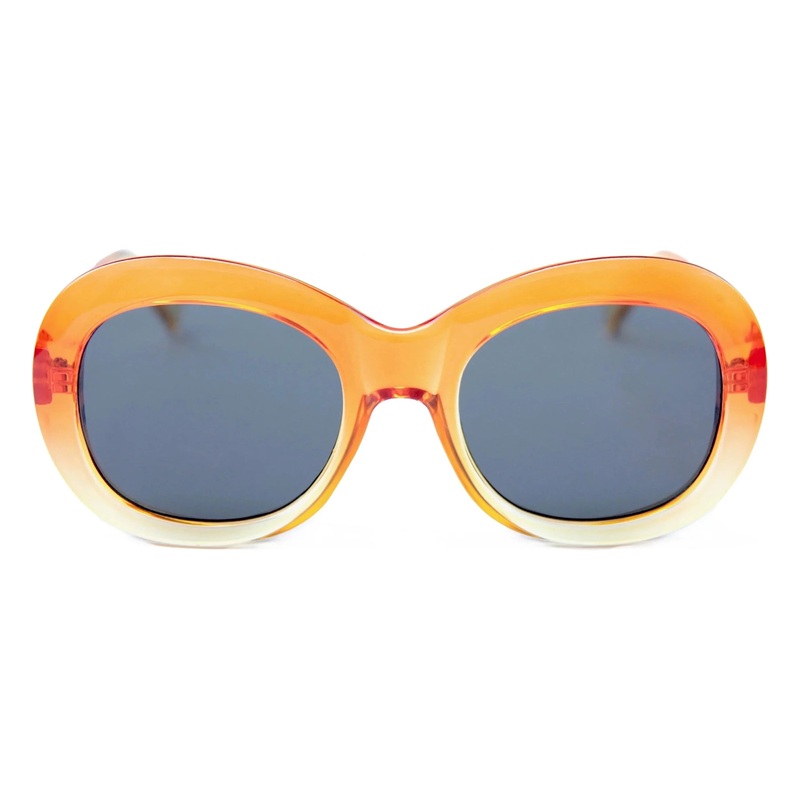 Happy Hour Bikini Beach Sunglasses Clear Orange