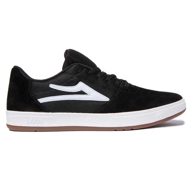 Lakai Brighton Skate Shoes – Black/Suede 7 Black