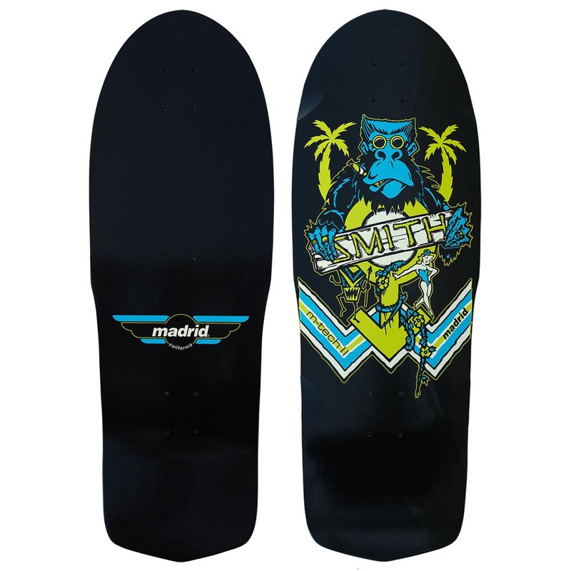 Madrid Retro Mike Smith | Glow In The Dark Series | 30.75″ Old School Longboard Deck