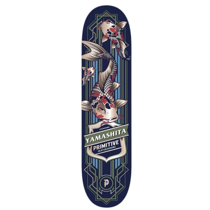 Primitive Yamashita Koi Pro Animal 8.25″ Skateboard Deck 8.25″ WB 14.0″