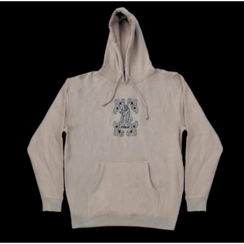 Public Friends Pullover Hoodie XL Tan