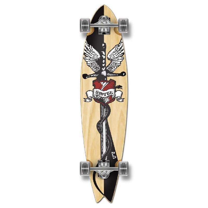 Punked Fishtail Smite Longboard Complete Complete