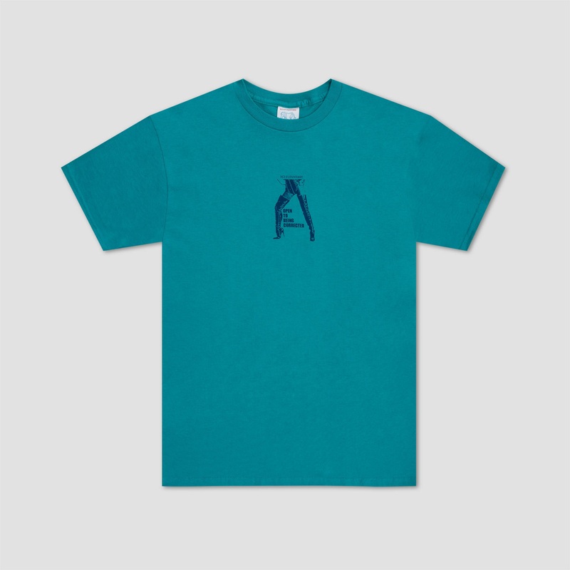 Sci-Fi Fantasy Open To Being Corrected T-Shirt Jade Small