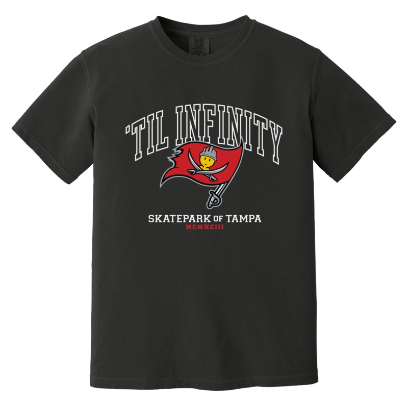 Skatepark of Tampa Dough Bucs Comfort Colors Black T Shirt Black Small