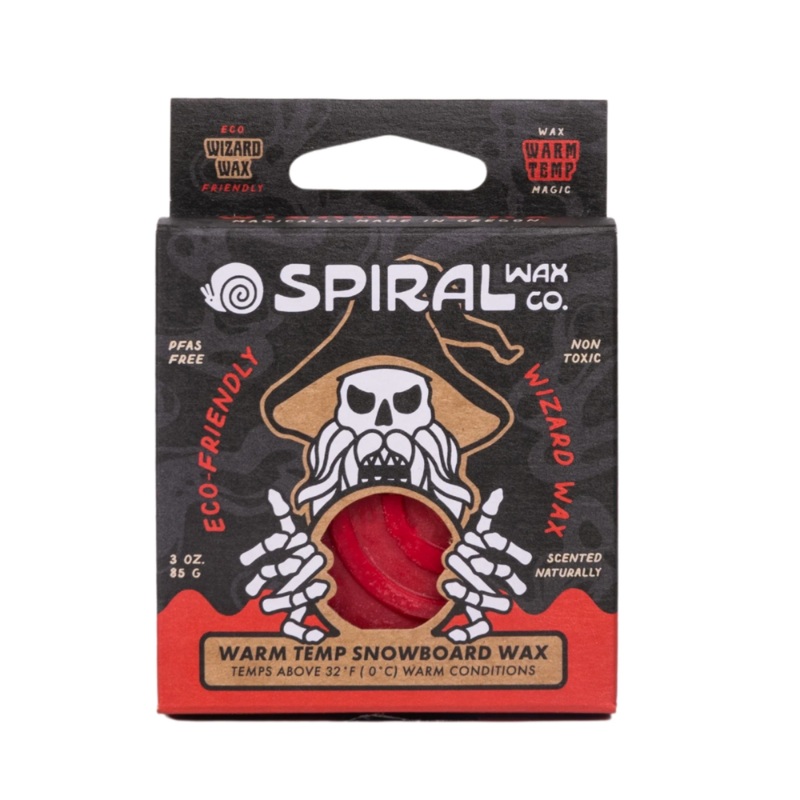 Spiral Wax Co. Wizard Wax Warm Temp Snowboard Wax 85g