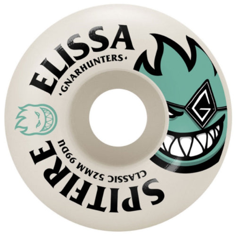 Spitfire Classic Elissa Steamer Gnarhunters Wheels 52MM 99D 52mm