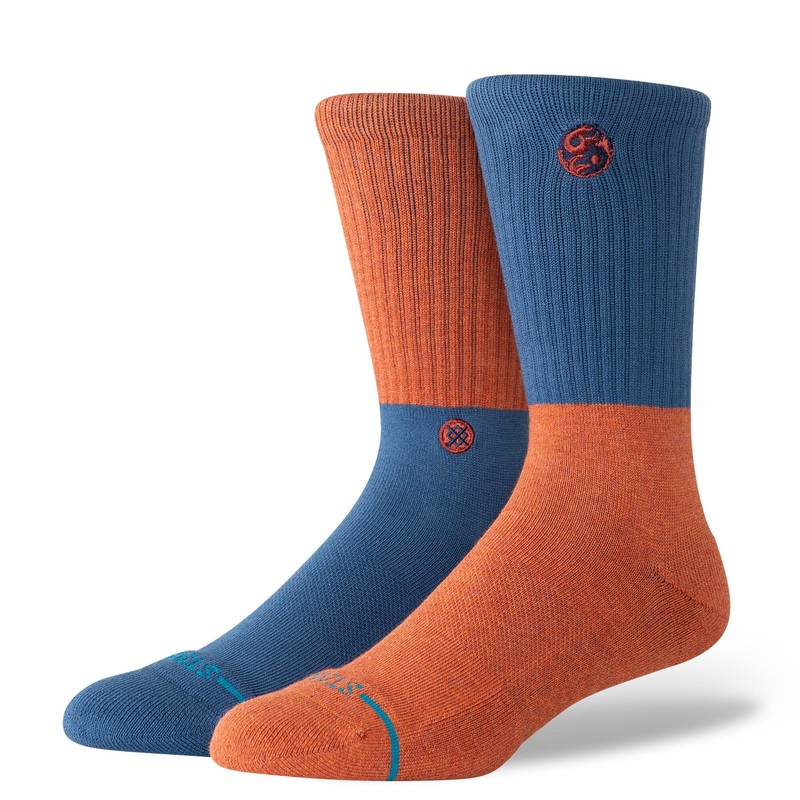 Stance Opposites Crew Sock Burnt Orange S :: M :: Men 3-5.5/ Women 5-7.5