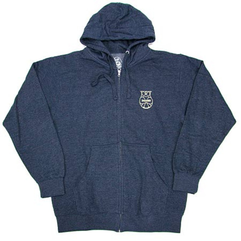 Theories Moulch Zip-Up Hooded Sweatshirt Navy Extra Large