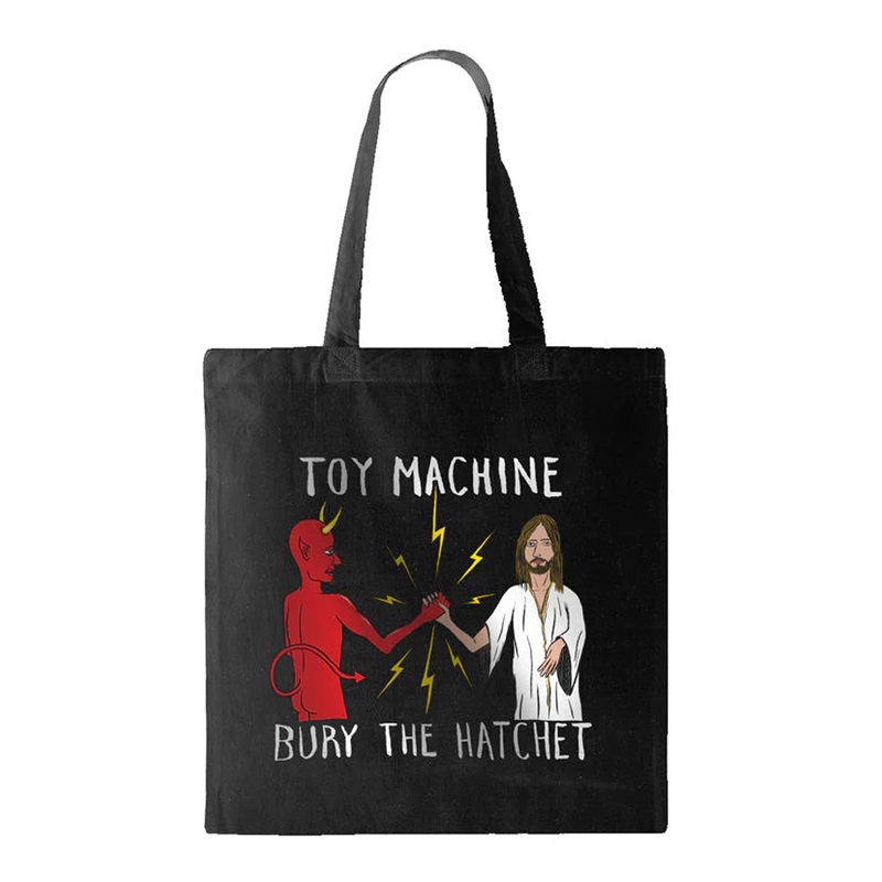 Toy Machine Bury The Hatchet Tote Bag Black One Size Fits All