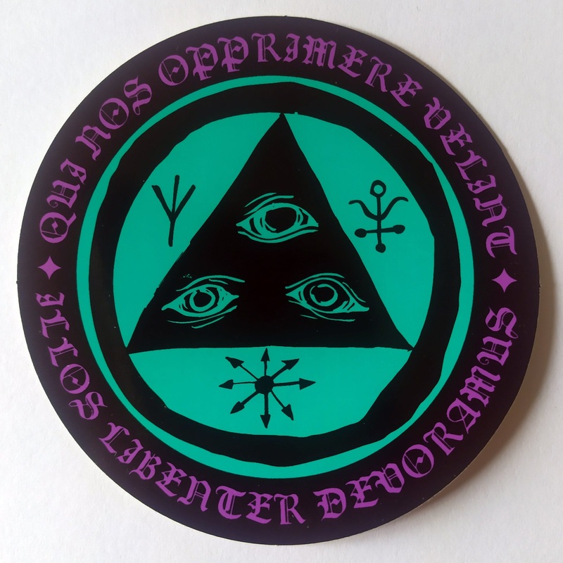 Welcome Skateboards Latin Talisman Sticker