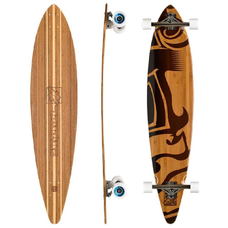 Bamboo Poly Trurute 44″ Pintail Longboard Deck Only