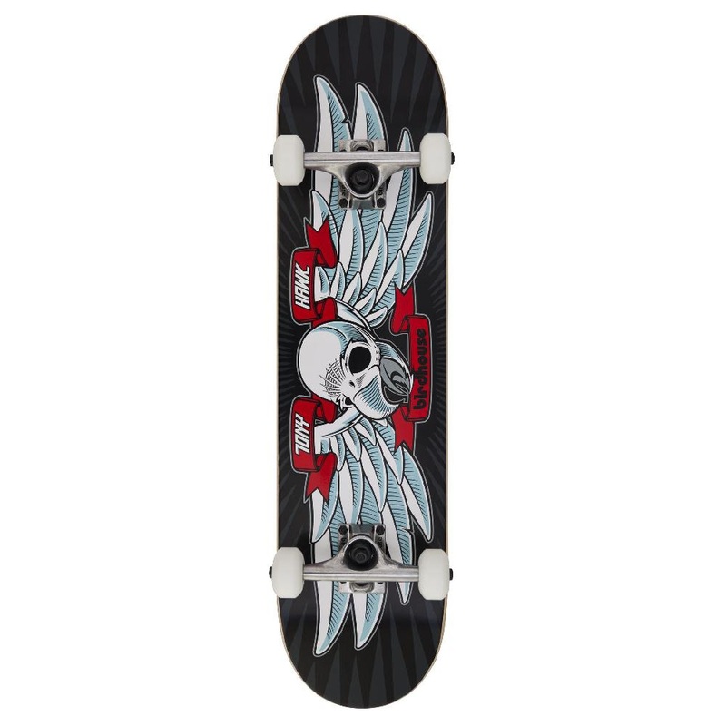 Birdhouse Tony Hawk Flying Falcon in Black 7.5″ Skateboard Complete